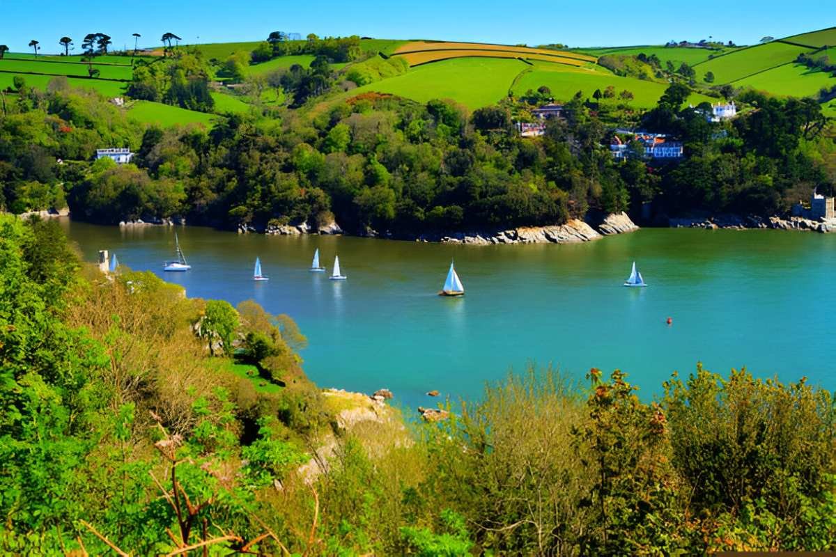 devon-coast-calm-blue-sea